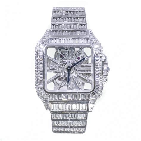 cartier skeleton watch bust down.